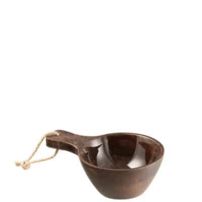 BOL ANSE MANGUIER RÉSINE MARRON